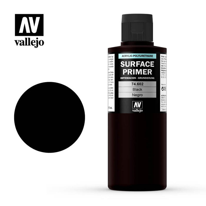 74.602 Negro (200ml) - Vallejo: Surface Primer - RedQueen.mx