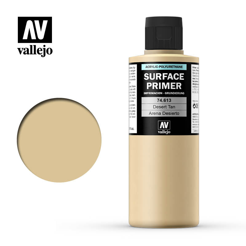 74.613 Desert Tan (200ml) - Vallejo: Surface Primer - RedQueen.mx