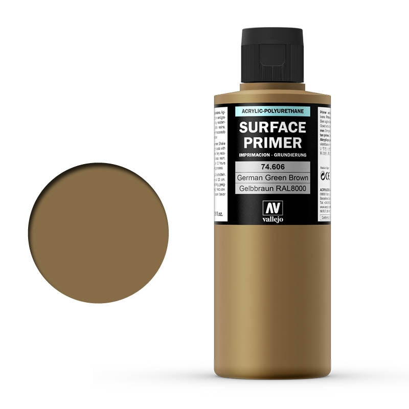 74.606 German Green Brown (200ml) - Vallejo: Surface Primer