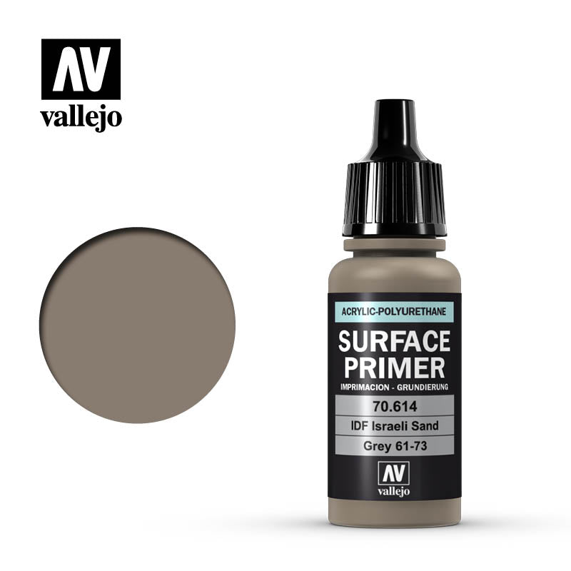70.614 IDF Israeli Sand Grey 61-73 (17ml) - Vallejo: Surface Primer - RedQueen.mx