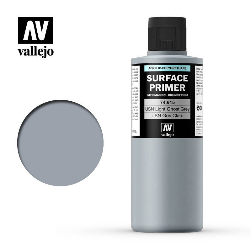 74.615 USN Gris Claro (200ml) - Vallejo: Surface Primer - RedQueen.mx